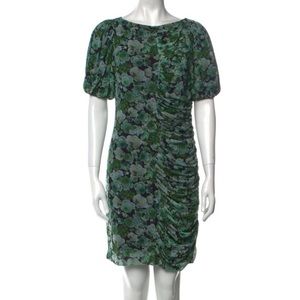 Ganni Printed Mini Dress